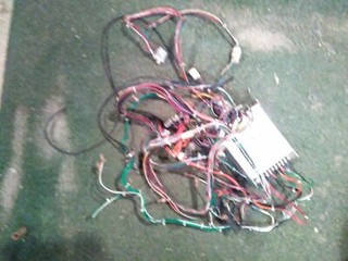 zombie raid arcade power supply and wire harness #1