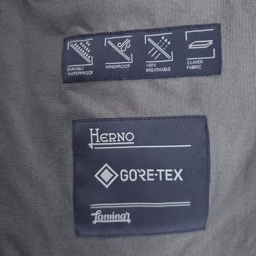 HERNO Laminar Gore-Tex Jacket Waterproof Dark Gray Size 54 - READ - AS IS - Picture 18 of 21