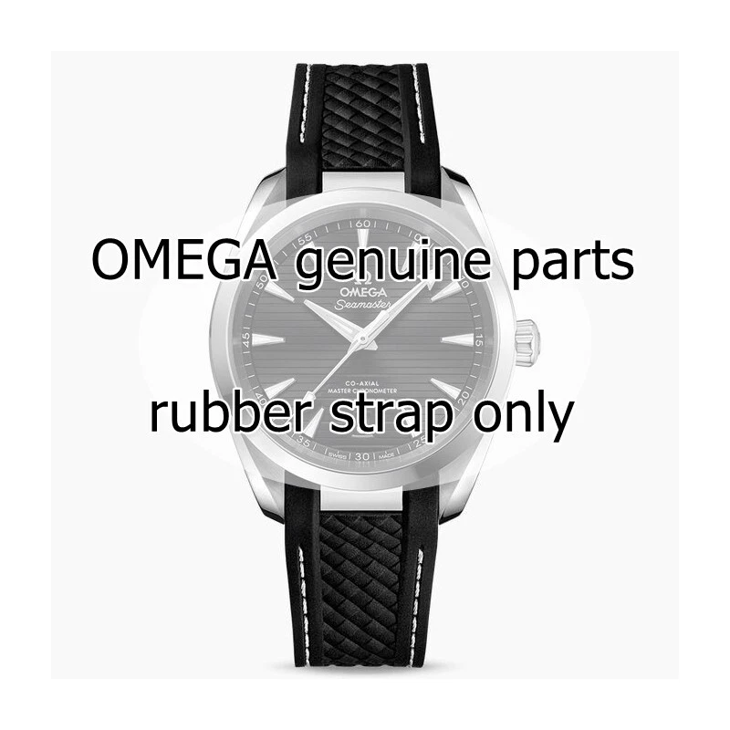 omega aqua terra 38mm rubber strap
