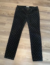 Vineyard Vines Whale Tail Black Gray Skinny Corduroy Pants Women  s Size 8