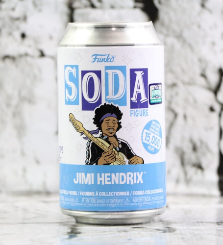 Funko Pop Soda Jimi Hendrix FunKon Exclusive 15,000ct SEALED - 第 1/6 張圖片