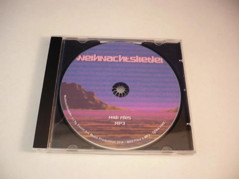 MIDI + MP3 SONGS:19 W E I H N A C H T S L I E D E R inkl. TEXTE + NOTEN AUF CD !