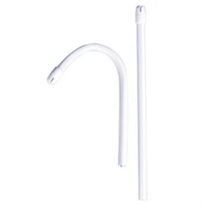 DEFEND WHITE SALIVA EJECTORS - STANDARD - 100/BAG