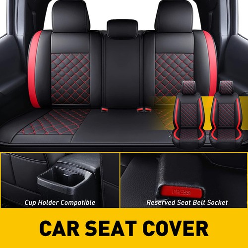 For Toyota Car Seat Cover Set Full Leather 5Seats Front