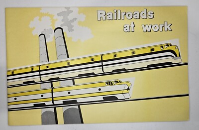 Railroads At Work A Picture Book of the American Railroads 1960 PB 8. Auflage