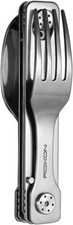ROXON C1 3 in 1 Camping Detachable Cutlery Knife Spoon Frok for Outdoor Camping 