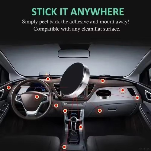 Magnetic Car Phone Holder Magnet MountBracket Stick on Car Dashboard - Picture 6 of 15