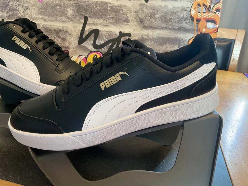 Mens Puma Shuffle black/white Trainers. Uk7 smart casual 🔥 - Image 2 of 4