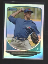 AARON SANCHEZ  2013 BOWMAN CHROME DRAFT TOP PROSPECT REFRACTOR #TP-44