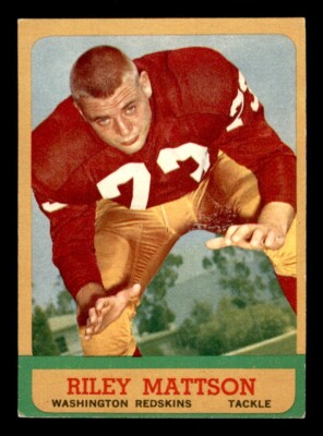 1963 Topps Football #164 Riley Mattson EX *g2