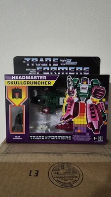 Transformers G1 Retro Headmasters Skullcruncher & Grax Reissue Walmart Exclusive