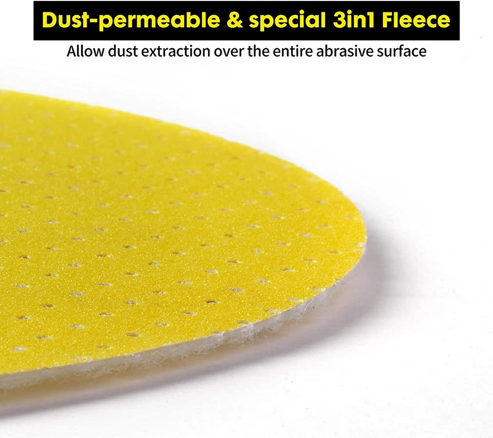 9 inch Sanding Disc Multi-Hole Drywall Sander Paper 80 100 120 150 180 220 Grit - Image 4 of 4
