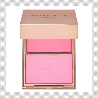 PATRICK TA クリーム＆パウダーチークデュオ #JUST ENOUGH Patrick Ta JUST ENOUGH Major Headlines Double Take Blush Duo
