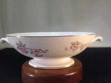 Antique Homer Laughlin Eggshell Georgian China J 49 N 5 Large Serving Bowl 11"