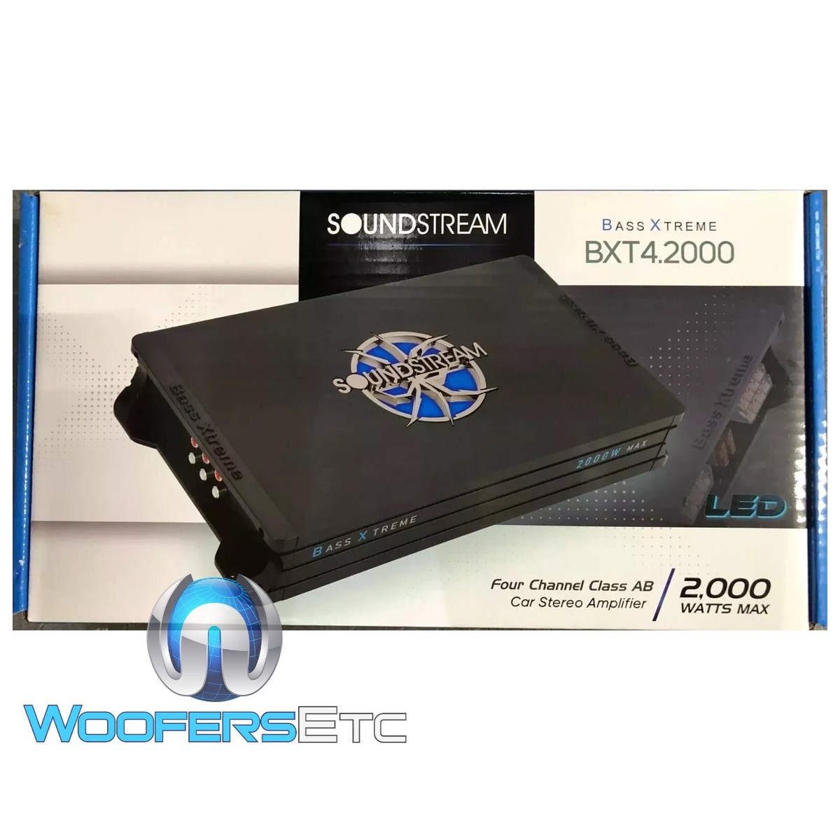 SOUNDSTREAM BXT4.2000 CLASS AB 4-CHANNEL 2000W COMPONENT SPEAKERS
