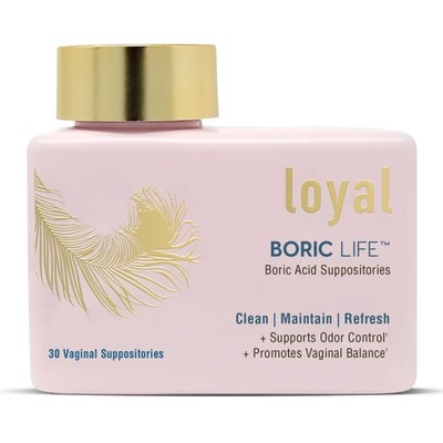 Boric Life - Boric Acid Suppositories - 600mg - Supports Odor Control - Promo...