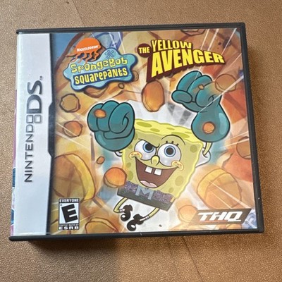 THQ SpongeBob SquarePants: The Yellow Avenger Nintendo DS 2005 E Manual