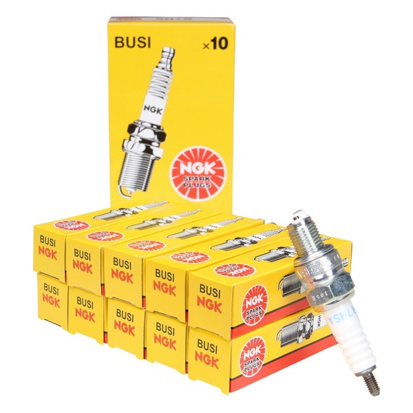 ZüNdkerzen Set NGK 10X CR7HSA 4549 EntstöRt, 12,7Mm Kurzgewinde Ø 10,0Mm-image