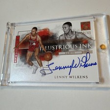 2019-20 Panini Impeccable - Illustrious Ink Lenny Wilkens #IL-LWK /49 (AU)