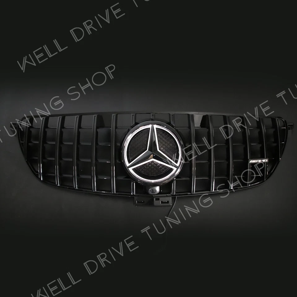 Front Grille W/LED Emblem For Mercedes Benz W292 16-19 GLE43AMG GLE450 GLE450 Foto 3 de 4