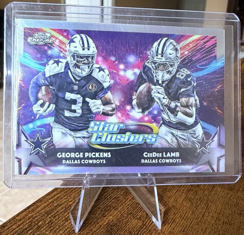George Pickens CeeDee Lamb 2025 Topps Cosmic Chrome Football Star Clusters