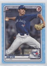 2020 Bowman Draft Sky Blue Border 211/499 CJ Van Eyk #BD-93 0b3