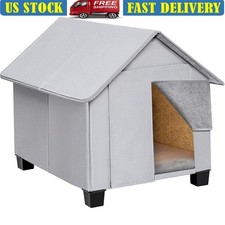 Waterproof Dog House Insulated Pet Shelter Foldable Outdoor Bed Cozy Design New