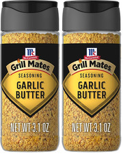 Mccormick Grill Mates Garlic Butter Seasoning, 3.1 Oz Pack of 2 
