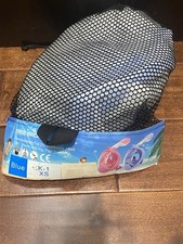 Free Breath Revolutionary Full Dry Snorkeling Mask Anti-Fog 180 Vision XS Blue