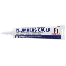 Oatey Hercules 5.5oz Plumbers Caulk Sealant in Biscuit/Linen - 25641 - 2 Pack