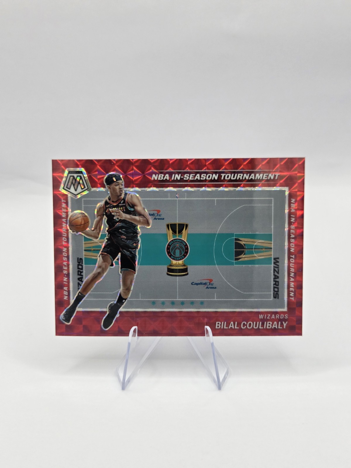 Bilal Coulibaly 2023-24 Mosaic In Season Tournament SP Rookie #3 Wizards RC