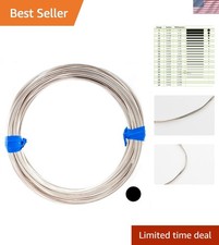 18 Gauge, 925 Sterling Silver Wire Round Half Hard - 1FT