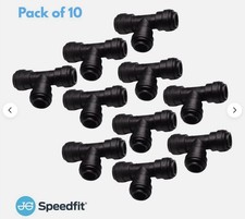 John Guest Speedfit 8mm Equal Tee 8x8x8 - Pack Of 10 - VAT REGISTERED