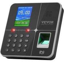 Time Clocks for Employees Small Business with Face, Fingerprint, RFID and PIN Pu