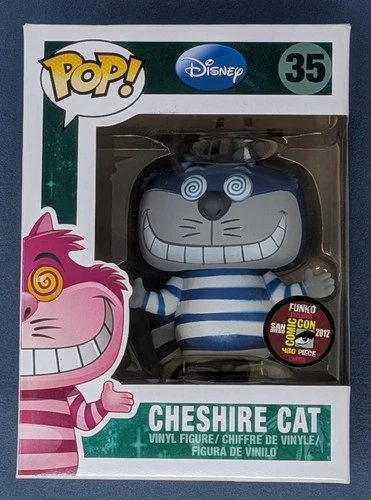Funko Pop Blue Cheshire Cat 35 Alice in Wonderland 2012 SDCC 1/480 Disney