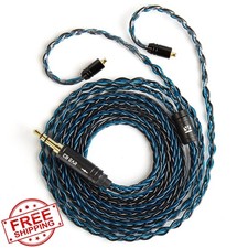 KBEAR ST12 MAX IEM Cable, 1.5m 4N OFC Silver-plated MMCX 3.5MM