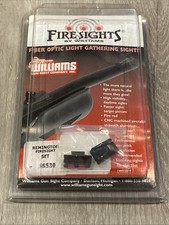 Williams Fire Sights  Set Fiber Optic Green Rear/Red Front Remington  #56530