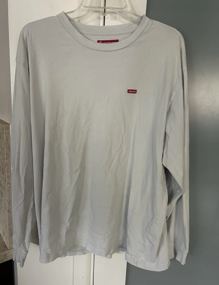 Supreme Size L Long Sleeve Solid Regular Size T-Shirts for Men for