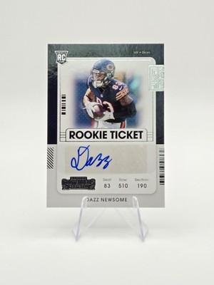 Dazz Newsome 2021 Panini Contenders RC Rookie Ticket Auto SP #248