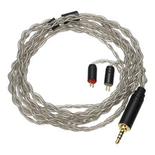 IEM Earphone Cable 28AWG 1.2m 4 Cores HiFi Ear Monitor Cable Gray 2.5mm, 2PIN
