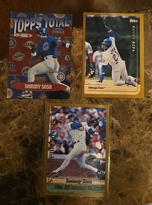 Sammy Sosa Chicago Cubs Lot Of 3