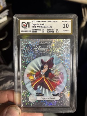 2023 Kakawow Disney 100 Captain Hook Fire Works Gem Mint 10 Pd-yh-110