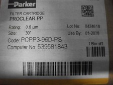 Parker PROCLEAR PP PCPP3-96D-PS Filter Cartridge 1 Pack