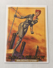 Marvel Masterpieces '92 Platinum | Canvas | Black Widow #3