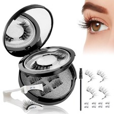 Magnetic Eyelashes Kit Natural Look Magnetic Eyelashes with Applicator No Glue