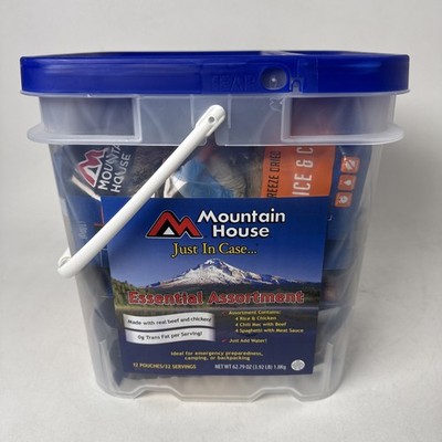 Mountain House Just In Case Essential Bucket 32 Serving Best By July 2027 Sealed