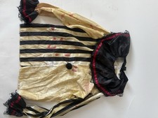 Spirit Halloween Freakshow Clown Costume Set   Mask, Shirt, Collar, Pants, M