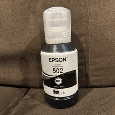 Genuine Epson 502 Black Ink Bottle for ET-2700 ET-2750 ET-3700 ET-3750