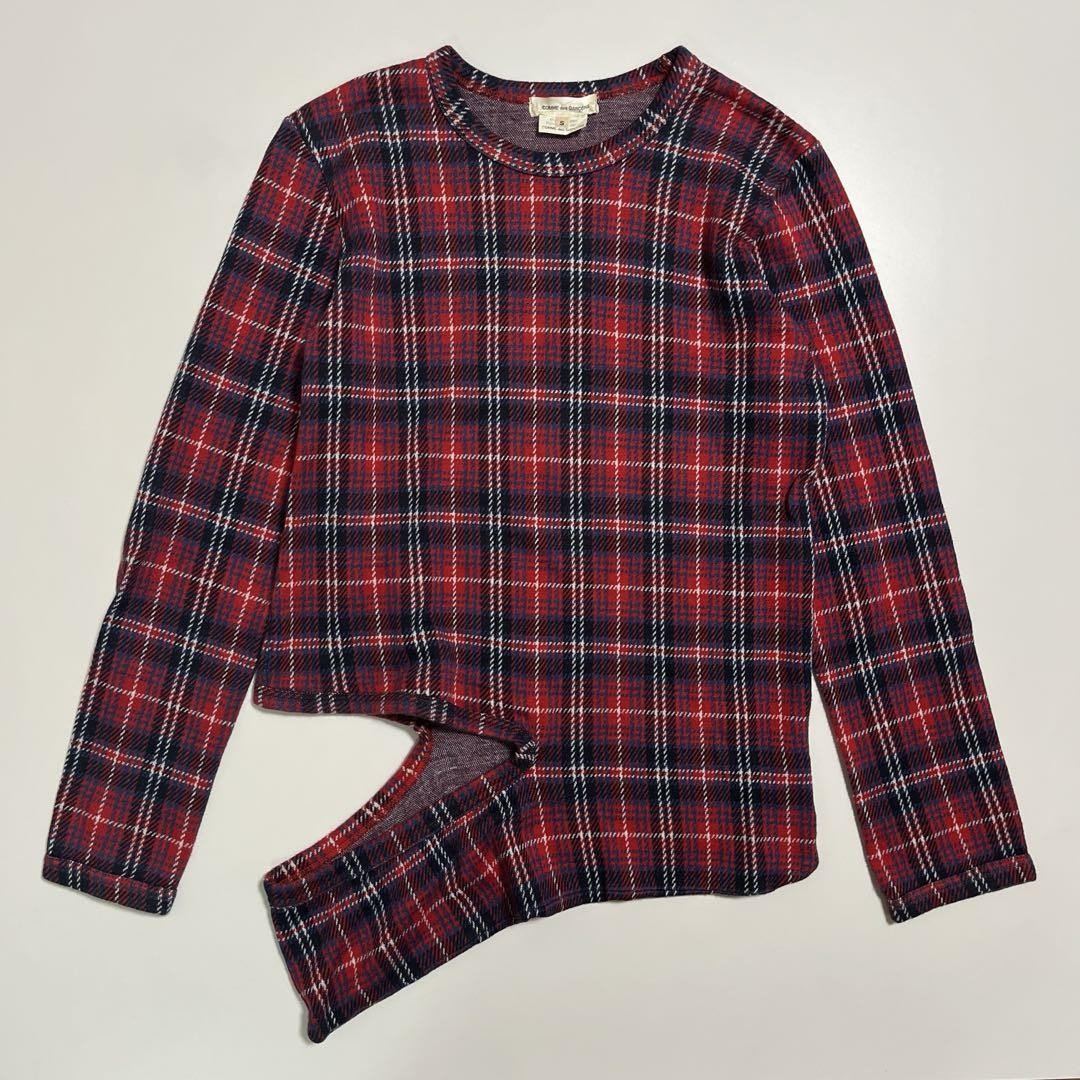 Comme Des Garcons Deformed Asymmetrical Check Pattern S | eBay