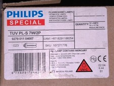 Philips TUV PL-S 7W/2P G23 UVC-Ersatzlampe 7 Watt  Aquarium EHEIM reeflex 500